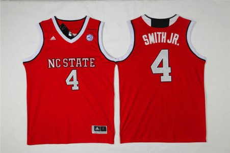 Maillot De Basket NCAA North Carolina State Dennis Smith JR 4 Rouge